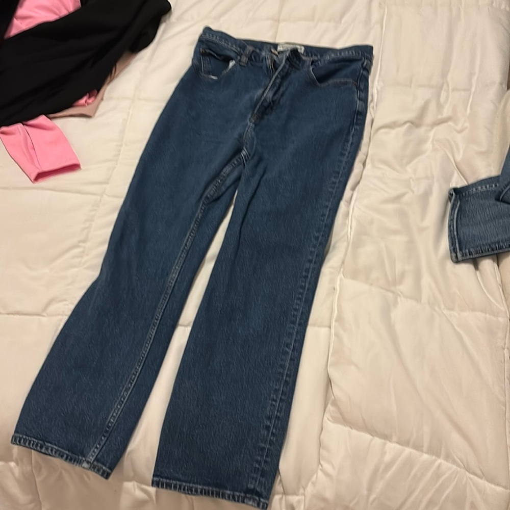 ankle straight ultra high rise